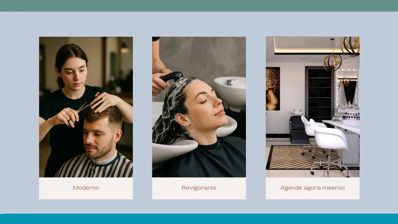 Site para Salão de Beleza